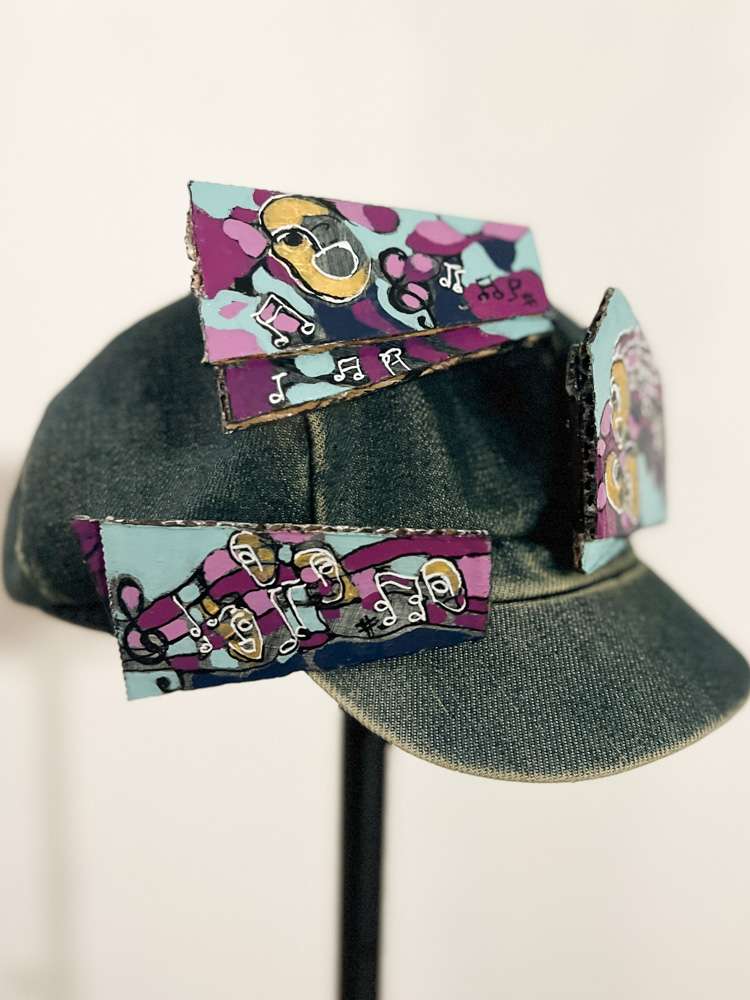 Eco-Conscious Fashion Art Pin - Musical #1 - Image 8