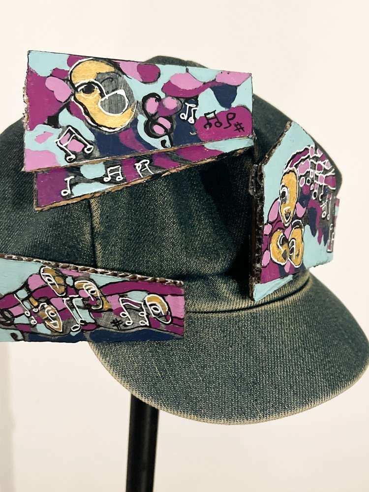 Eco-Conscious Fashion Art Pin - Music #8 - Image 6